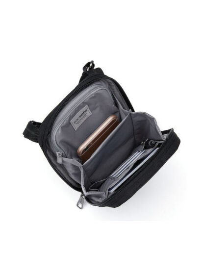 Pacsafe Crossbody Ανδρική Τσάντα Στήθους Μαύρη