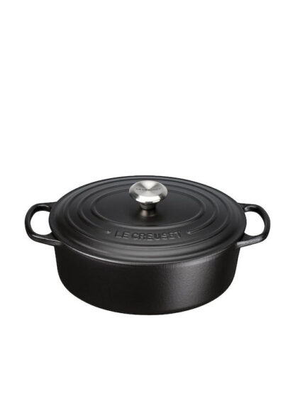 Le Creuset Signature Casserole oval 29 cm black