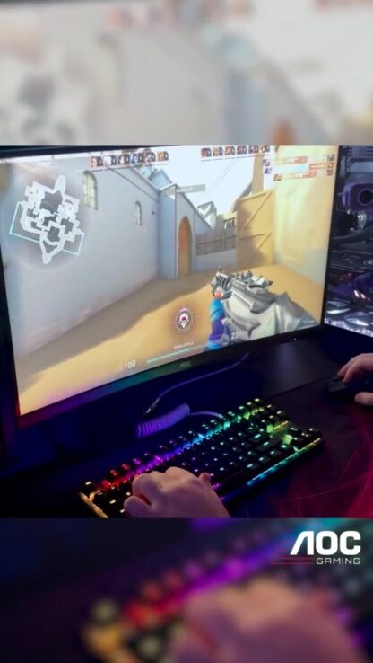 AOC C27G2ZE VA Curved Gaming Monitor 27" FHD 1920x1080 240Hz με Χρόνο Απόκρισης 1ms GTG