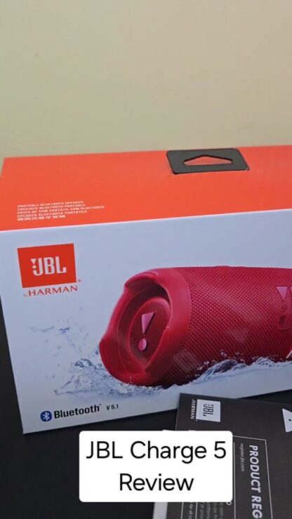 JBL Charge 5 Αδιάβροχο Ηχείο Bluetooth 40W με Διάρκεια Μπαταρίας έως 20 ώρες Κόκκινο