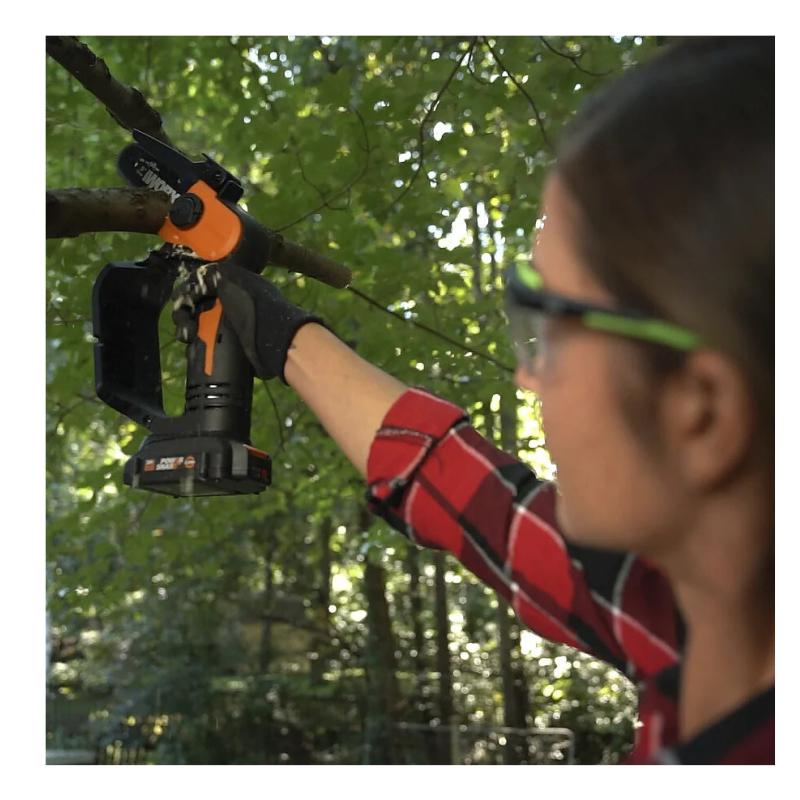 Worx Κλαδευτικό Αλυσοπρίονο Μπαταρίας 20V 1.8kg με Λάμα 12cm Κωδικός: WG324E Worx Κλαδευτικό Αλυσοπρίονο Μπαταρίας 20V 1.8kg με Λάμα 12cm Κωδικός: WG324E