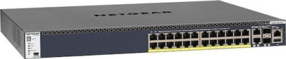 NetGear M4300-28G-PoE+ Managed L3 PoE+ Switch με 24 Θύρες Gigabit (1Gbps) Ethernet και 2 SFP Θύρες