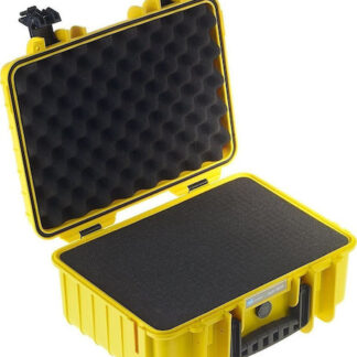 B&W Outdoor Case Type 4000 yellow with padded divider set