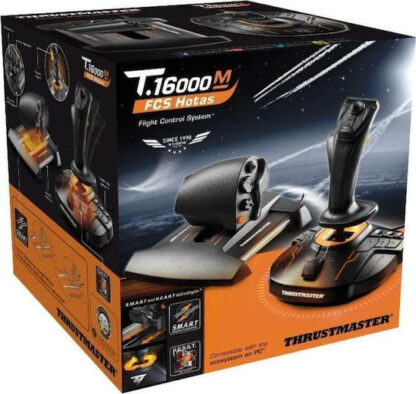 Thrustmaster T16000m FCS Hotas Joystick Ενσύρματο Συμβατό με PC