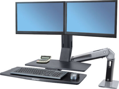 Ergotron WorkFit-A Dual Monitor with Worksurface+
