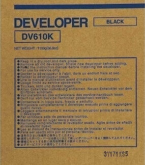 Konica Minolta DV411 Γνήσιο Developer Unit Laser Εκτυπωτή Μαύρο 110000 Σελίδων (A202500)