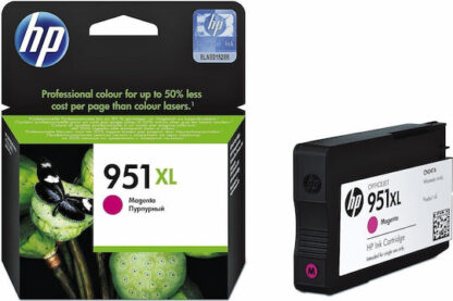 HP 951XL Γνήσιο Μελάνι Εκτυπωτή InkJet Ματζέντα (CN047AE)