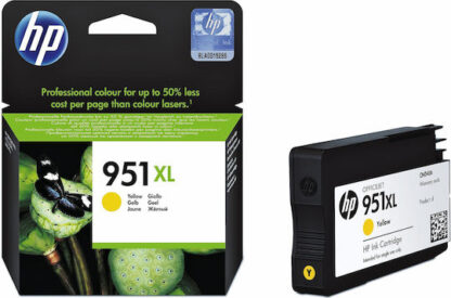 HP 951XL Γνήσιο Μελάνι Εκτυπωτή InkJet Κίτρινο (CN048AE)