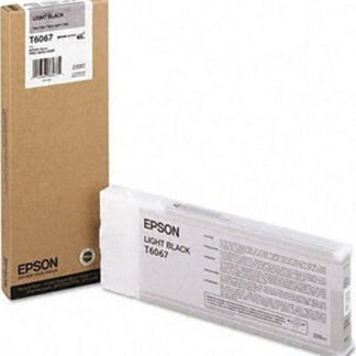 Epson T6067 Γνήσιο Μελάνι Εκτυπωτή InkJet Ανοιχτό Μαύρο (C13T606700)