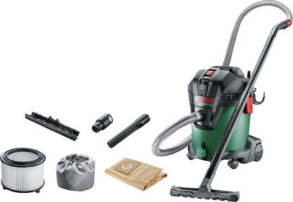 Bosch UniversalVac 15 Σκούπα Υγρών / Στερεών 1000W με Πλαστικό Κάδο 15lt