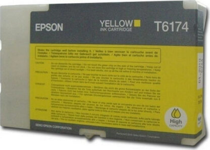 Epson T6174 Γνήσιο Μελάνι Εκτυπωτή InkJet Κίτρινο (C13T617400)