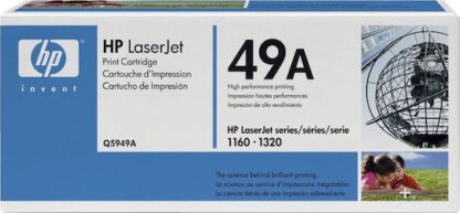 HP 49A Γνήσιο Toner Laser Εκτυπωτή Μαύρο 2500 Σελίδων (Q5949A)