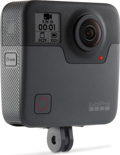 GoPro Fusion Action Camera 4K Ultra HD Λήψης 360° Υποβρύχια με WiFi Μαύρη