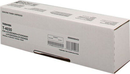 Toshiba T-4030 Γνήσιο Toner Laser Εκτυπωτή Μαύρο 12000 Σελίδων (6B000000452)