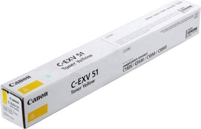 Canon C-EXV51 Γνήσιο Toner Laser Εκτυπωτή Κίτρινο 60000 Σελίδων (0484C002)