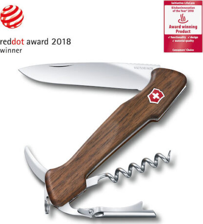Victorinox Wine Master Ελβετικός Σουγιάς 6 εργαλείων Καφέ με Λάμα από Ανοξείδωτο Ατσάλι σε Θήκη Κωδικός: 0.9701.63