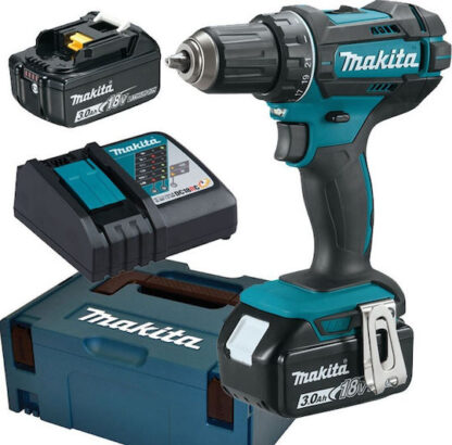 Makita Δραπανοκατσάβιδο Μπαταρίας 18V 2x3Ah Κωδικός: DDF482RFJ