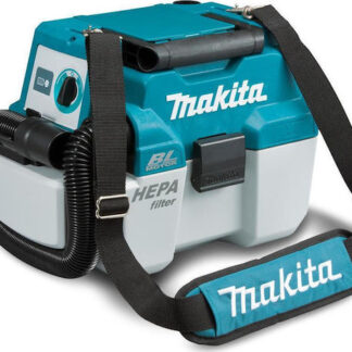 Makita Επαναφορτιζόμενο Σκουπάκι Χειρός 18V Χωρίς Φορτιστή και Μπαταρία Τιρκουάζ Κωδικός: DVC750LZX1