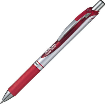 Pentel Energel Στυλό 0.7mm Κόκκινο με Κόκκινο Μελάνι Κωδικός: BL77-B