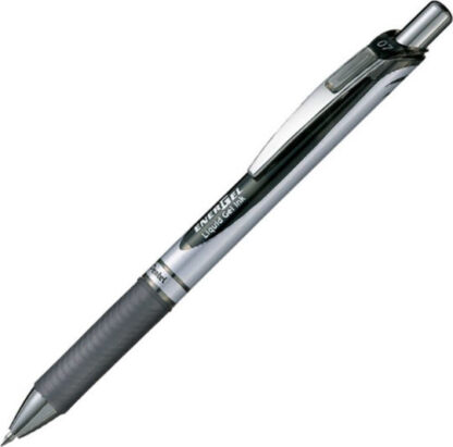 Pentel Energel Στυλό 0.7mm Μαύρο με Μαύρο Μελάνι Κωδικός: BL77-A
