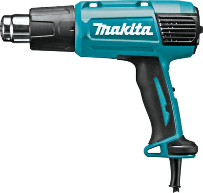 Makita Πιστόλι Θερμού Αέρα 1800W με Ρύθμιση Θερμοκρασίας εως και 600°C Κωδικός: HG6031VK