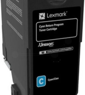 Lexmark 78C2XCE Γνήσιο Toner Laser Εκτυπωτή Κυανό High Yield 5000 Σελίδων