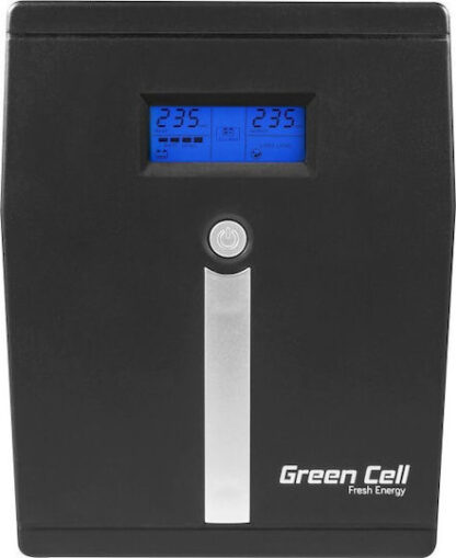 Green Cell UPS05 uninterruptible power supply (UPS) Line-Interactive 3 kVA 1200 W 5 AC outlet(s)
