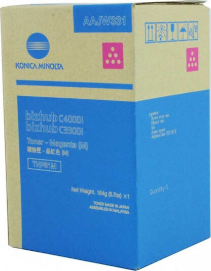 Konica Minolta TNP-81M Γνήσιο Toner Laser Εκτυπωτή Ματζέντα 9000 Σελίδων (AAJW351)