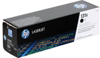 HP 131X Γνήσιο Toner Laser Εκτυπωτή Μαύρο High Yield 2400 Σελίδων (CF210X)