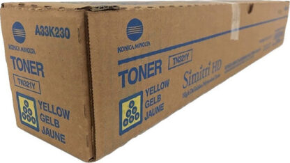 Konica Minolta TN-321Y Γνήσιο Toner Laser Εκτυπωτή Κίτρινο 25000 Σελίδων (A33K250)