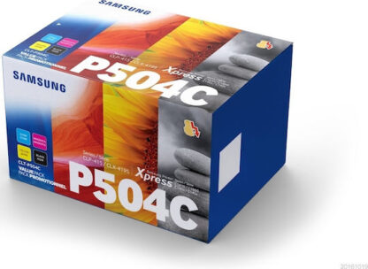 Samsung CLT-P504C Γνήσιο Multipack Toner Laser Εκτυπωτή Κίτρινο/Κυανό/Ματζέντα/Μαύρο 4τμχ (SU400A)