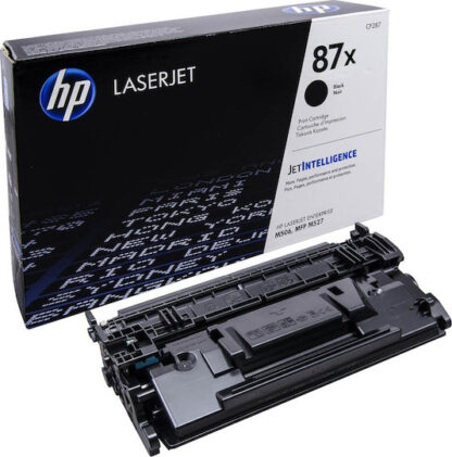 HP 87X Γνήσιο Toner Laser Εκτυπωτή Μαύρο High Yield 18000 Σελίδων (CF287X)