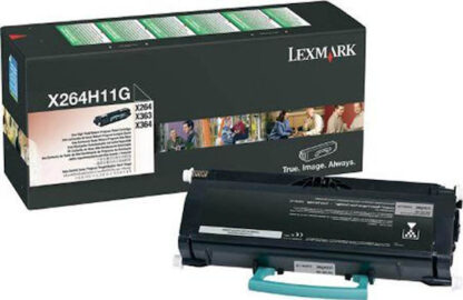 Lexmark X264H31G Γνήσιο Toner Laser Εκτυπωτή Μαύρο High Yield 9000 Σελίδων