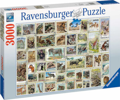 Animal Stamps Puzzle 2D 3000pcs Κωδικός: 17079