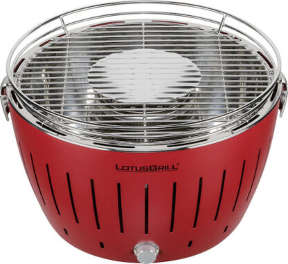 LotusGrill G34 U Ανοξείδωτη Φορητή Ψησταριά Κάρβουνου Kettle με Καπάκι 32x32εκ.