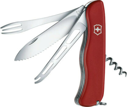 Victorinox Cheese Master Ελβετικός Σουγιάς Κόκκινος με Λάμα από Ανοξείδωτο Ατσάλι σε Θήκη Κωδικός: 0.8313.W