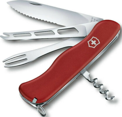 Victorinox Cheese Master Ελβετικός Σουγιάς Κόκκινος με Λάμα από Ανοξείδωτο Ατσάλι σε Θήκη Κωδικός: 0.8313.W