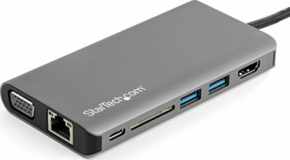 StarTech USB-C Docking Station με HDMI 4K PD Ethernet Ασημί (DKT30CHVAUSP)