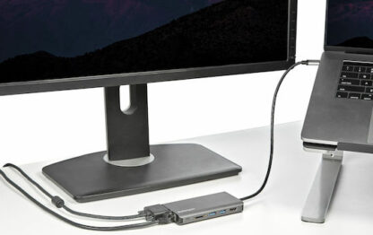 StarTech USB-C Docking Station με HDMI 4K PD Ethernet Ασημί (DKT30CHVAUSP)