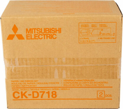 Mitsubishi Electric CK-D718 Γνήσια Μελανοταινία 13x18 cm 2x 230 Prints 2τμχ