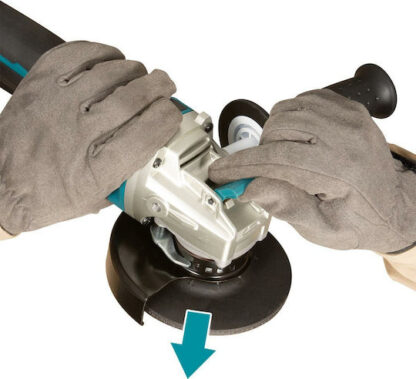Makita Τροχός 125mm Μπαταρίας Brushless με Ρύθμιση Στροφών 18V Solo Κωδικός: DGA519Z