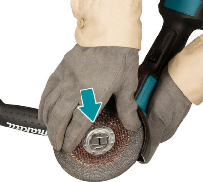 Makita Τροχός 125mm Μπαταρίας Brushless με Ρύθμιση Στροφών 18V Solo Κωδικός: DGA519Z