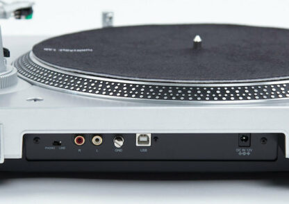 Audio Technica AT-LP120XUSB Πικάπ με Προενίσχυση Ασημί