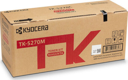 Kyocera TK-5270M Γνήσιο Toner Laser Εκτυπωτή Ματζέντα 6000 Σελίδων (1T02TVBNL0)