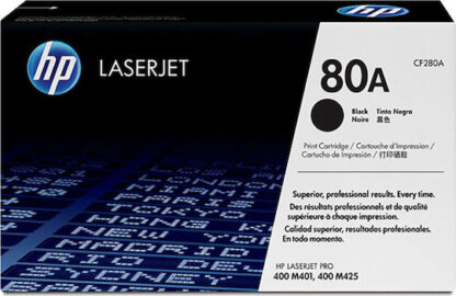 HP 80A Γνήσιο Toner Laser Εκτυπωτή Μαύρο 2700 Σελίδων (CF280A)