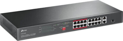 TP-LINK TL-SL1218P v1 Unmanaged L2 PoE Switch με 16 Θύρες Ethernet