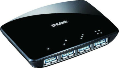D-Link USB 3.0 Hub 4 Θυρών με σύνδεση USB-A και Εξωτερική Παροχή Ρεύματος Κωδικός: DUB-1340