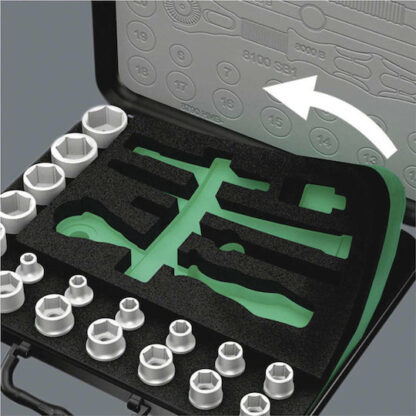 WERA 8100 SC 2 Zyklop Speed Ratchet set 1/2  drive metric