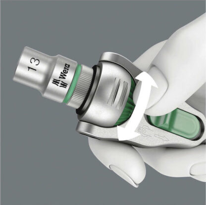 Wera 8100 SA 9 Speed Ratchet Set Καστάνια με Καρυδάκια 14" 28τμχ