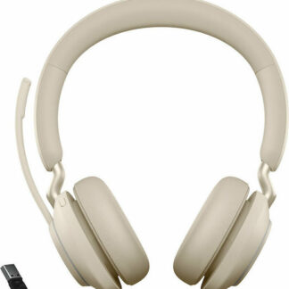 Jabra Evolve2 65 VOIP Headset Link380a UC Stereo Beige (26599-989-998)